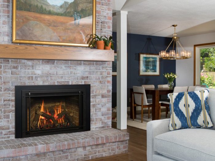 Rustic Gas Fireplace Inserts | Kozy Heat